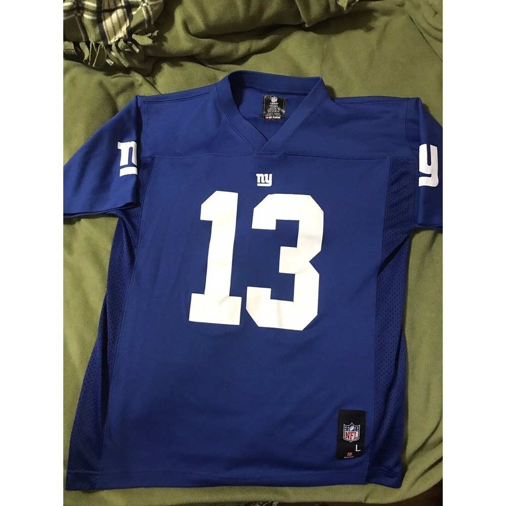 New York Giants Beckham Jr jersey youth size large 14-16 blue Nike‎